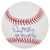 Denny McLain Signed Rawlings Official MLB Baseball w/68 MVP, CY