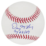 Denny McLain Signed Rawlings Official MLB Baseball w/CY 68, 69
