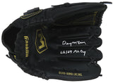 Denny McLain Signed Franklin Black Baseball Fielders Glove w/68, 69 AL CY