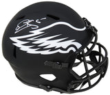 Donovan McNabb Signed Philadelphia Eagles Eclipse Black Matte Riddell Full Size Speed Replica Helmet