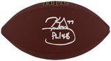 Karl Mecklenburg Signed Wilson Super Grip Full Size NFL Football