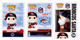 Karl Mecklenburg Signed Denver Broncos SANTA Funko Pop Doll #294