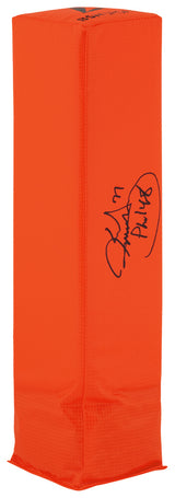 Karl Mecklenburg Signed BSN Orange Football Endzone Pylon