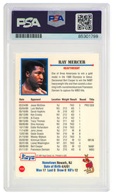 Ray Mercer Signed 1991 Kayo Boxing Trading Card #117 w/Merciless - (PSA Encapsulated)