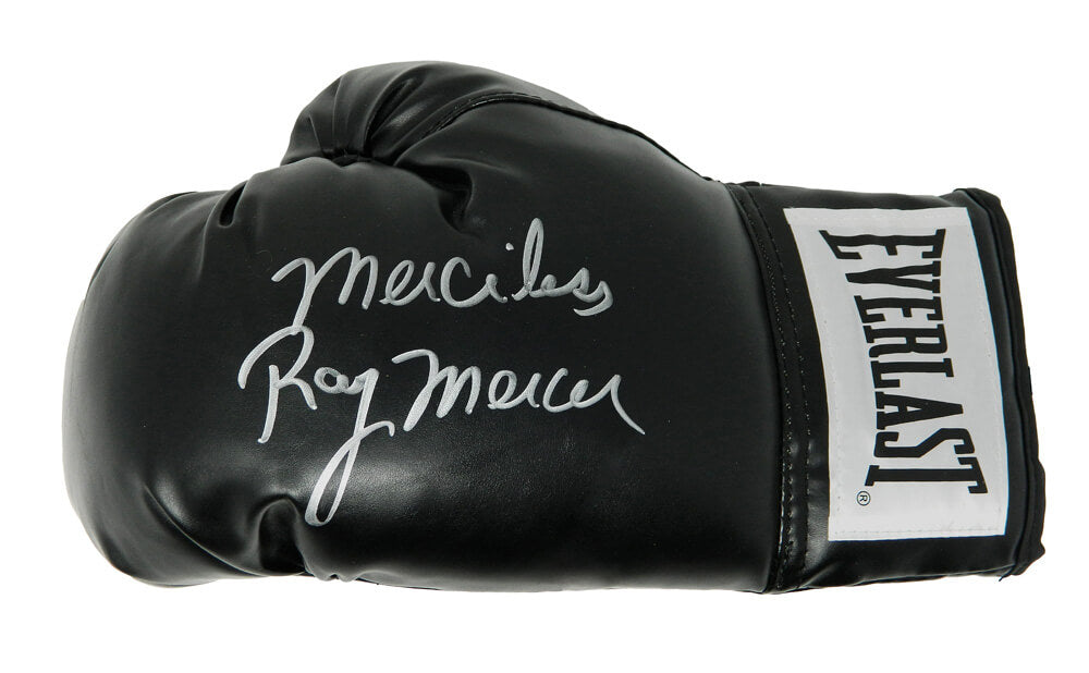 Ray Mercer Signed Everlast Black Boxing Glove w/Merciless