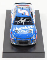 Kyle Larson Signed 2024 Kansas Win Diecast | 1:24 Raced Version