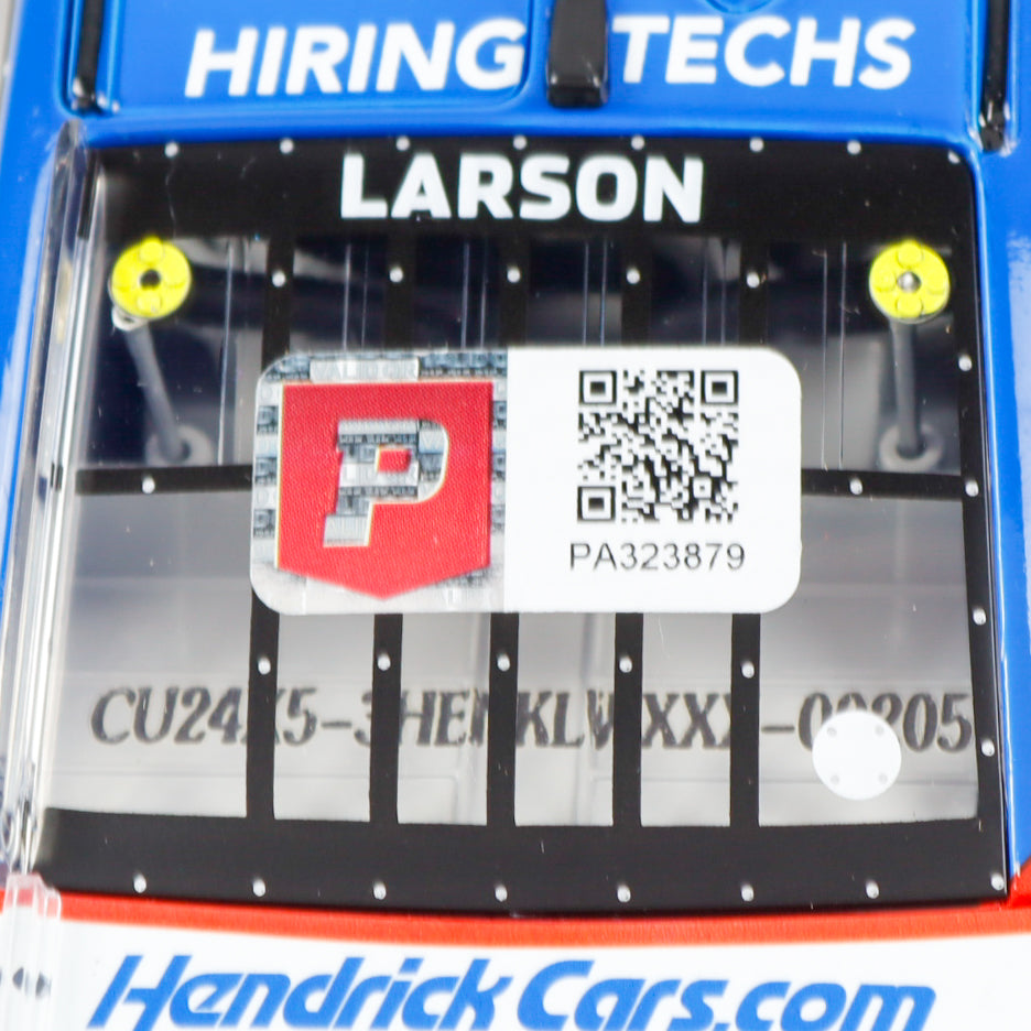 Kyle Larson Signed 2024 Kansas Win Diecast | 1:24 Raced Version