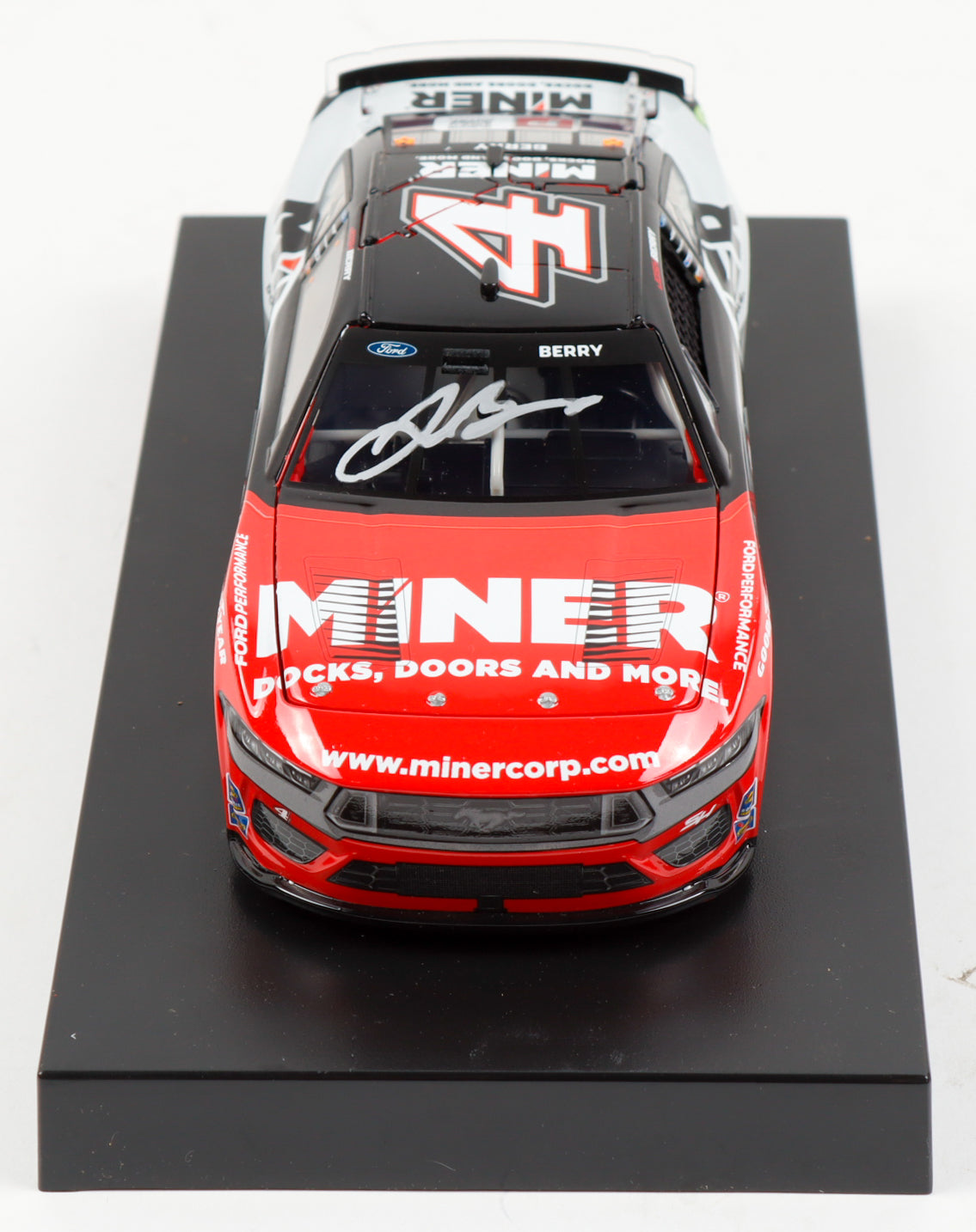 Josh Berry Autographed 2024 Miner 1:24 Diecast Car - Limited Edition