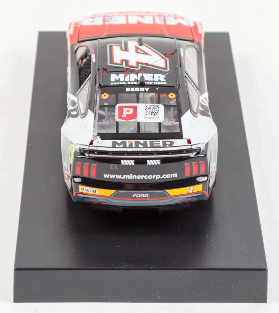 Josh Berry Autographed 2024 Miner 1:24 Diecast Car - Limited Edition