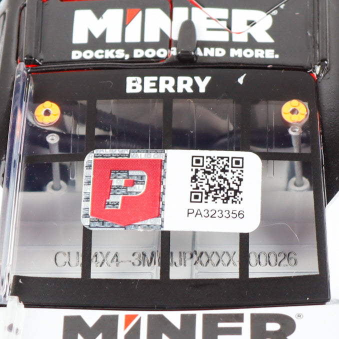 Josh Berry Autographed 2024 Miner 1:24 Diecast Car - Limited Edition