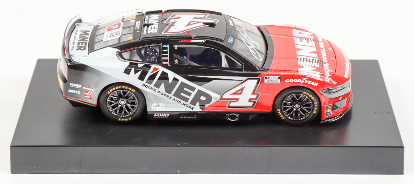 Josh Berry Autographed 2024 Miner 1:24 Diecast Car - Limited Edition
