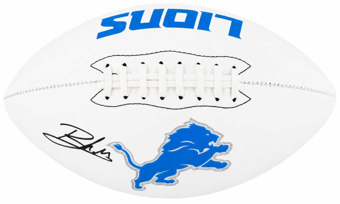 Blake Miller Signed Detroit Lions Franklin White Logo Football