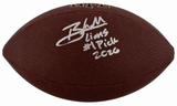 Blake Miller Signed Wilson Super Grip Full Size NFL Football w/Lions #1 Pick 2026
