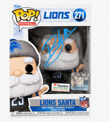 Blake Miller Signed Detroit Lions SANTA Funko Pop Doll #271