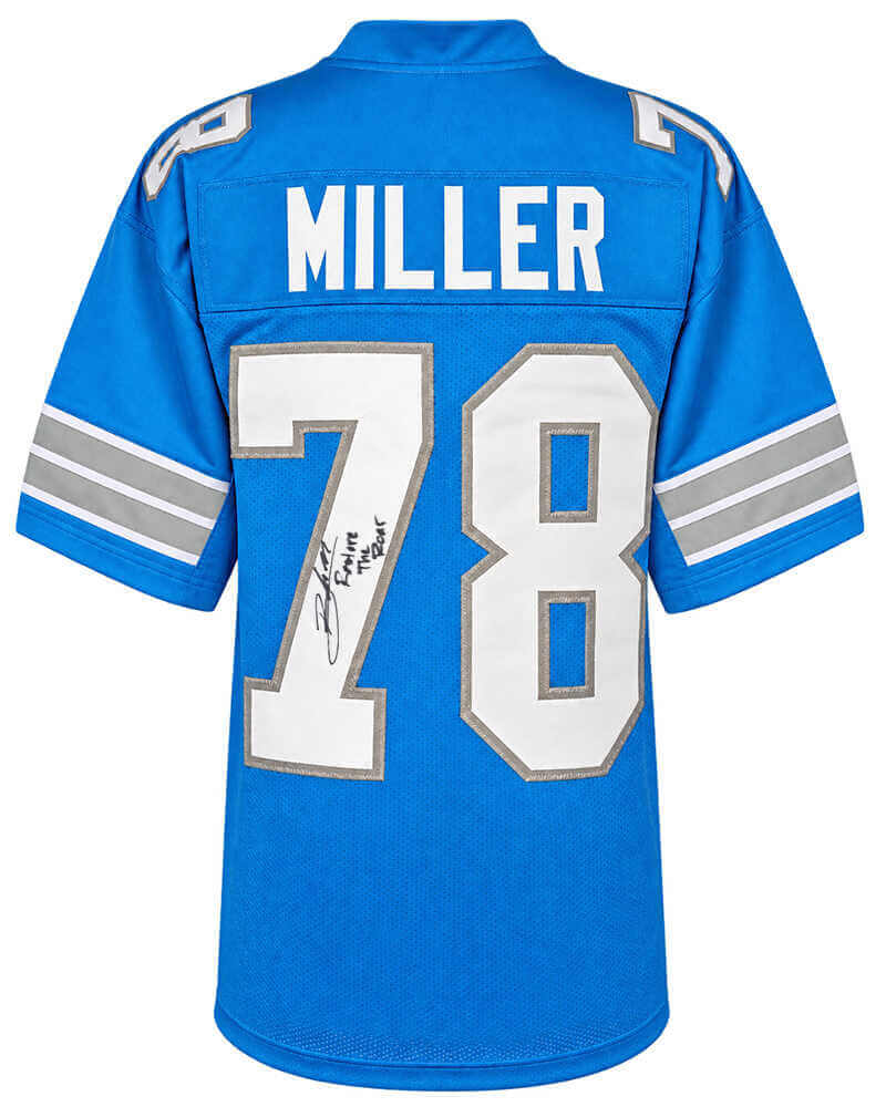 Blake Miller Signed Blue Custom Football Jersey w/Restore The Roar