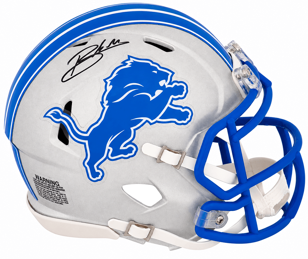 Blake Miller Signed Detroit Lions Riddell Speed Mini Helmet