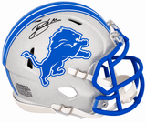 Blake Miller Signed Detroit Lions Riddell Speed Mini Helmet