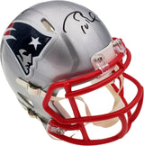 Tom Brady Autographed New England Patriots Replica Speed Mini Helmet Fanatics Stock #193988