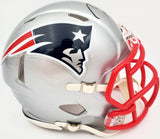 Tom Brady Autographed New England Patriots Replica Speed Mini Helmet Fanatics Stock #193988