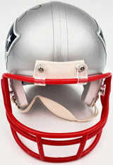 Deion Branch Autographed New England Patriots Silver Mini Helmet Beckett BAS Stock #193776