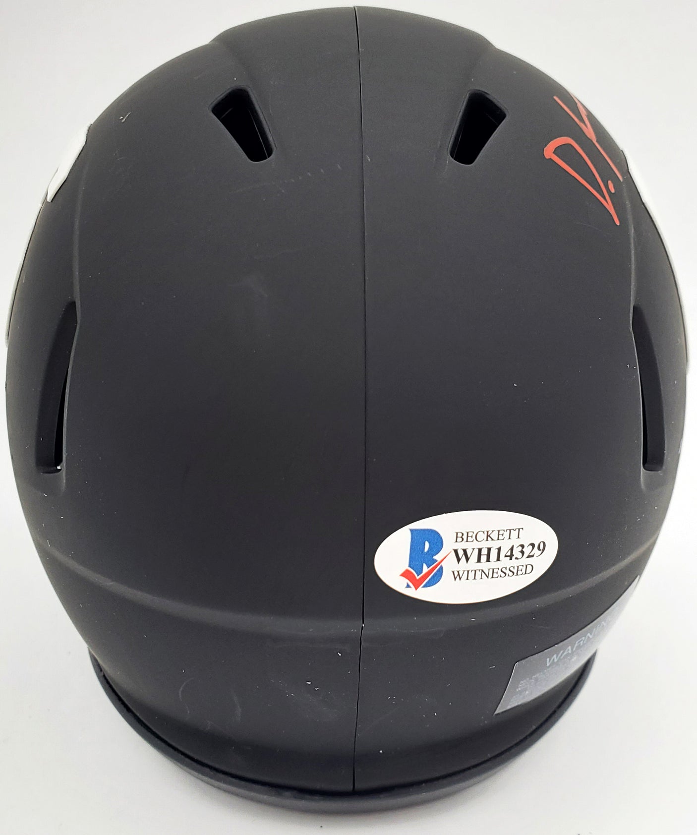 Devonta Smith Autographed Alabama Crimson Tide Eclipse Black Speed Mini Helmet "Heisman 2020" Beckett BAS Stock #191981