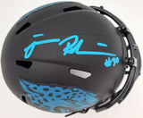 James Robinson Autographed Jacksonville Jaguars Eclipse Black Speed Mini Helmet Beckett BAS Stock #191011