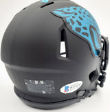 James Robinson Autographed Jacksonville Jaguars Eclipse Black Speed Mini Helmet Beckett BAS Stock #191011