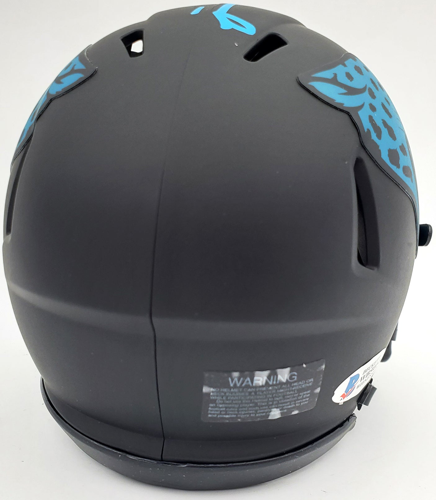 James Robinson Autographed Jacksonville Jaguars Eclipse Black Speed Mini Helmet Beckett BAS Stock #191011