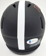 Devonta Smith Autographed Alabama Crimson Tide Eclipse Black Speed Mini Helmet "Heisman 2020" Beckett BAS Stock #190003