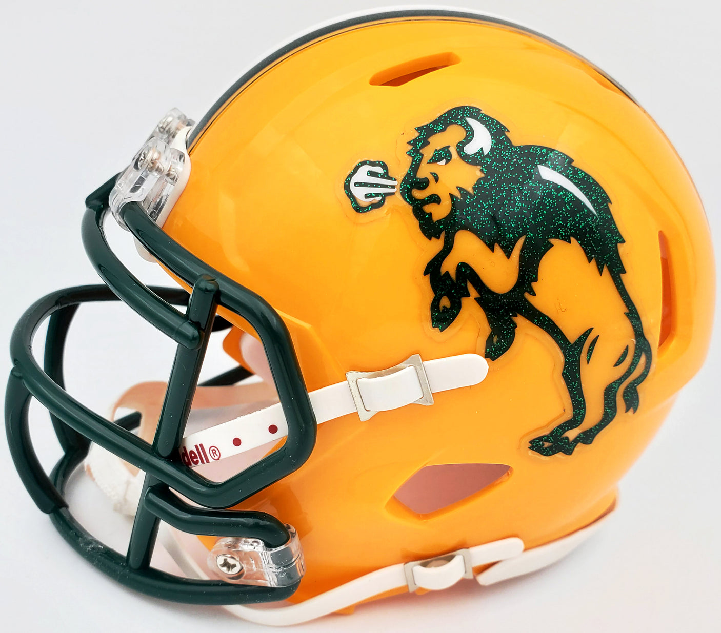 Trey Lance Autographed North Dakota State Bison Speed Mini Helmet Beckett BAS Stock #187734