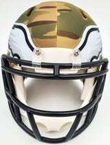 Herschel Walker Autographed Philadelphia Eagles Camo Speed Mini Helmet Beckett BAS Stock #185956