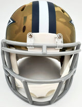 Herschel Walker Autographed Dallas Cowboys Camo Speed Mini Helmet Beckett BAS Stock #185954