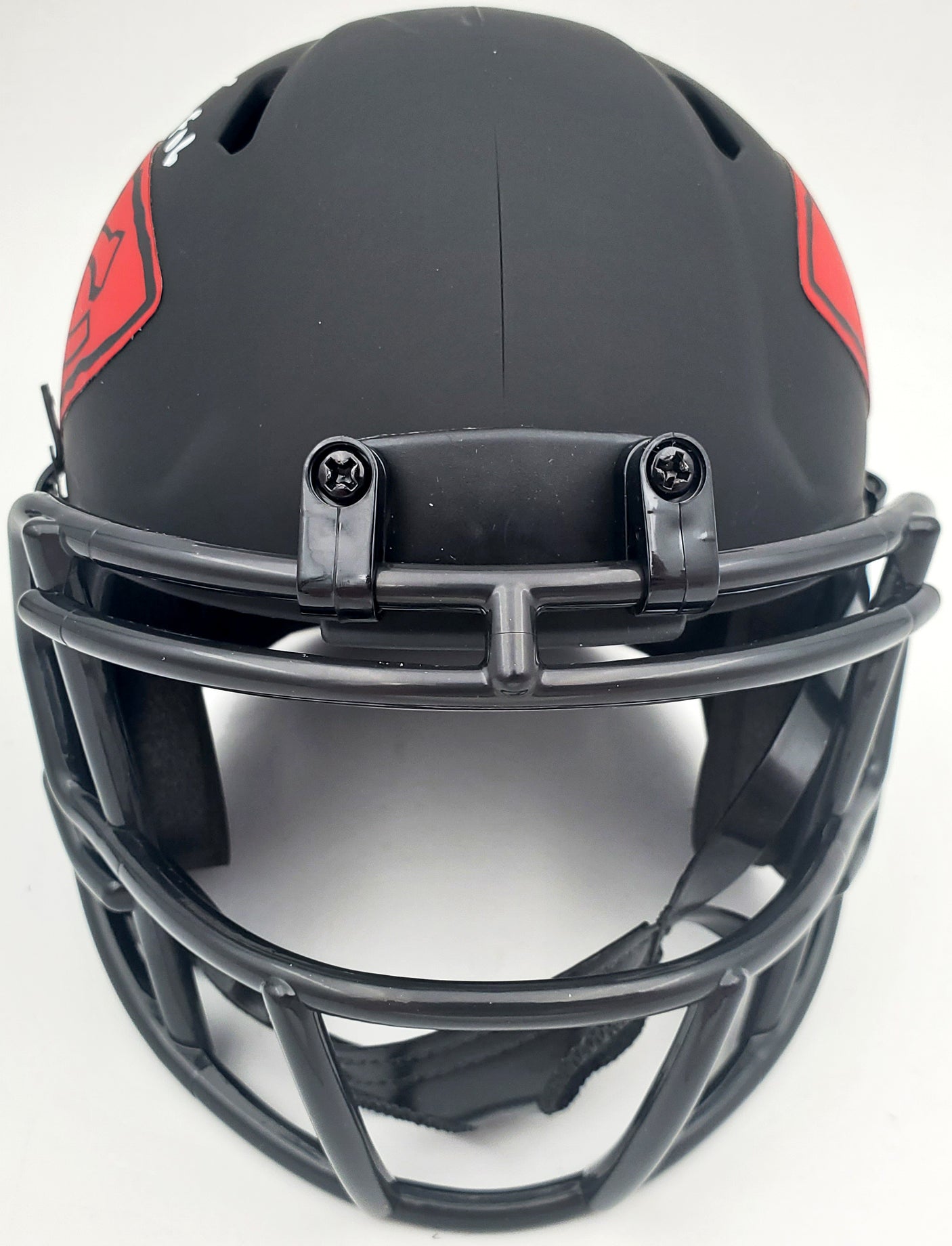 Warren Moon Autographed Eclipse Black Kansas City Chiefs Speed Mini Helmet "HOF 06" MCS Holo Stock #185812