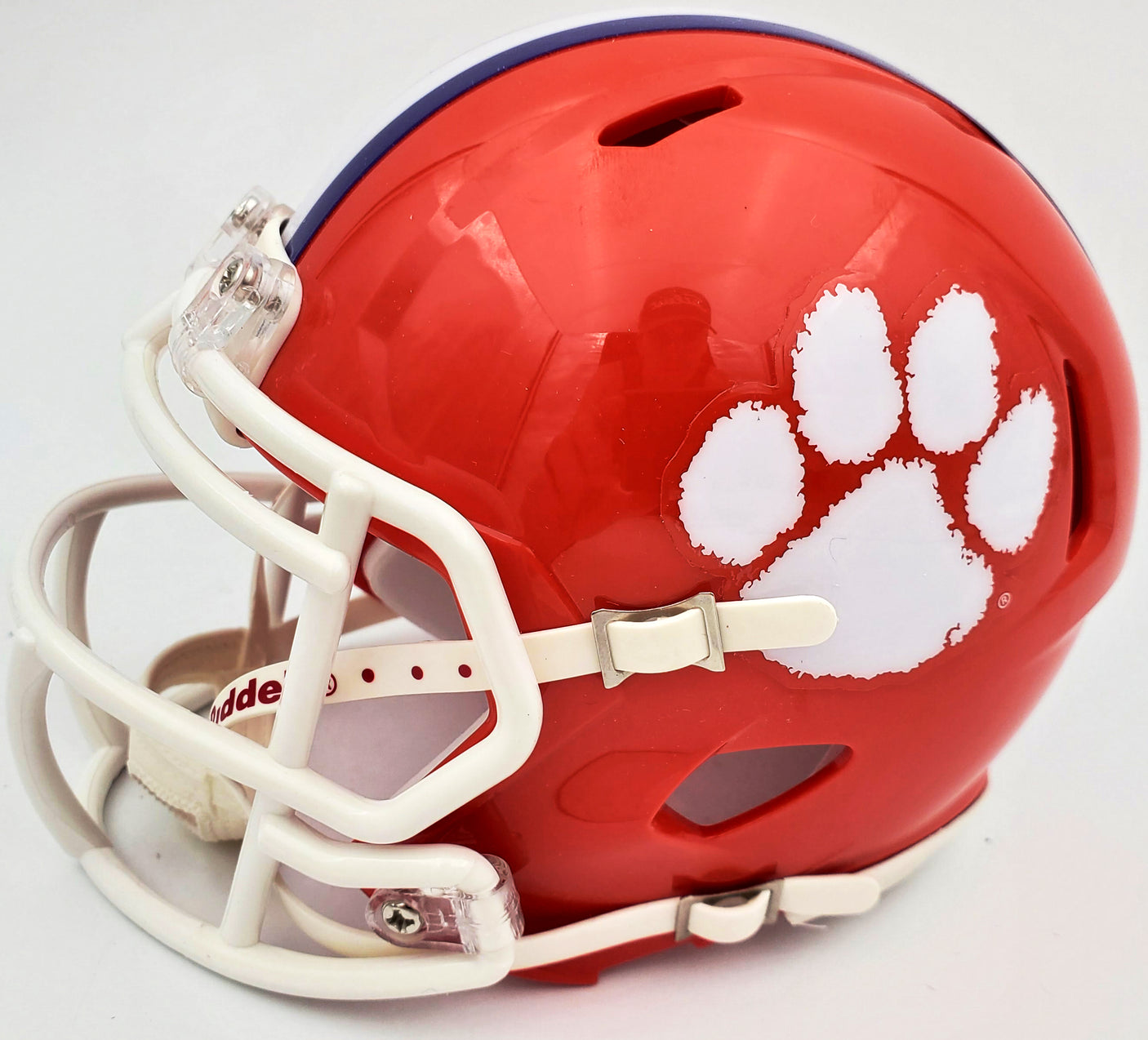 Hunter Renfrow Autographed Clemson Tigers Speed Mini Helmet Beckett BAS Stock #185724