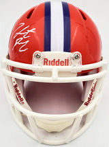 Hunter Renfrow Autographed Clemson Tigers Speed Mini Helmet Beckett BAS Stock #185724