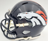 Steve Atwater Autographed Denver Broncos Speed Mini Helmet Beckett BAS Stock #177486