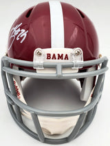 Minkah Fitzpatrick Autographed Alabama Crimson Tide Speed Mini Helmet Beckett BAS Stock #161025