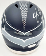 Shaquem Griffin Autographed Seattle Seahawks Mini Helmet In Silver MCS Holo Stock #134383