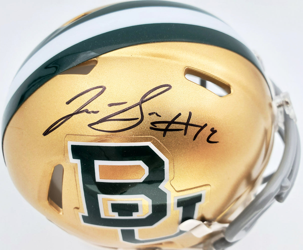 Josh Gordon Autographed Baylor Bears Gold Speed Mini Helmet Beckett BAS Stock #131616