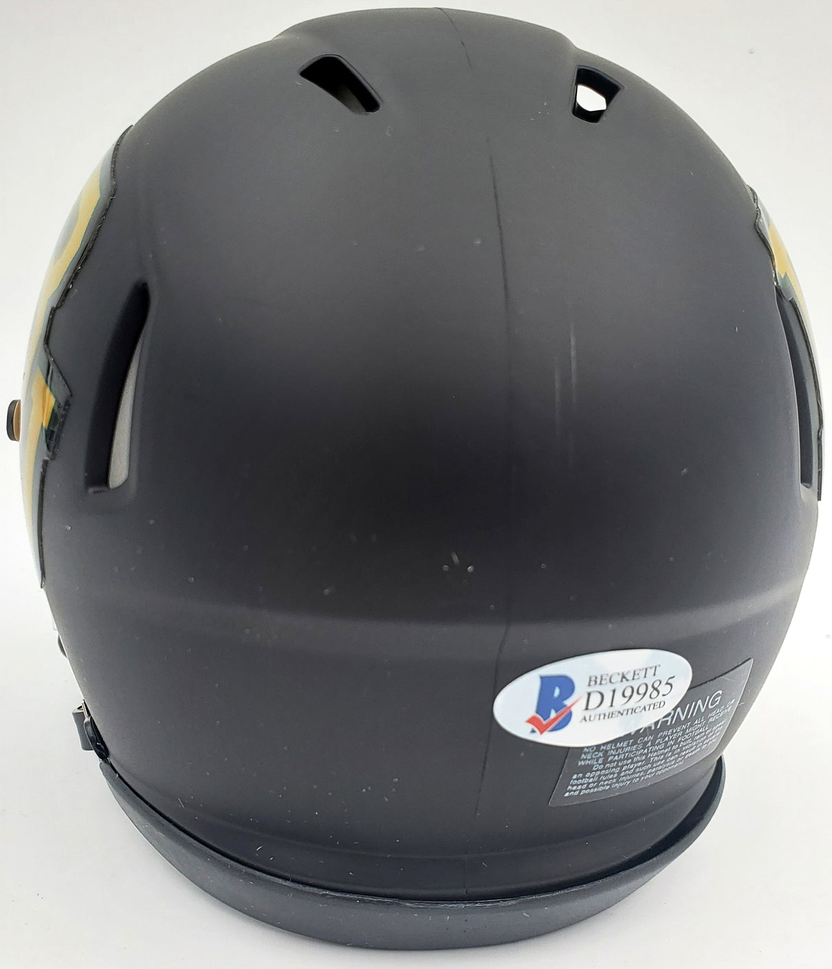 Josh Gordon Autographed Baylor Bears Matte Black Speed Mini Helmet Beckett BAS Stock #131615