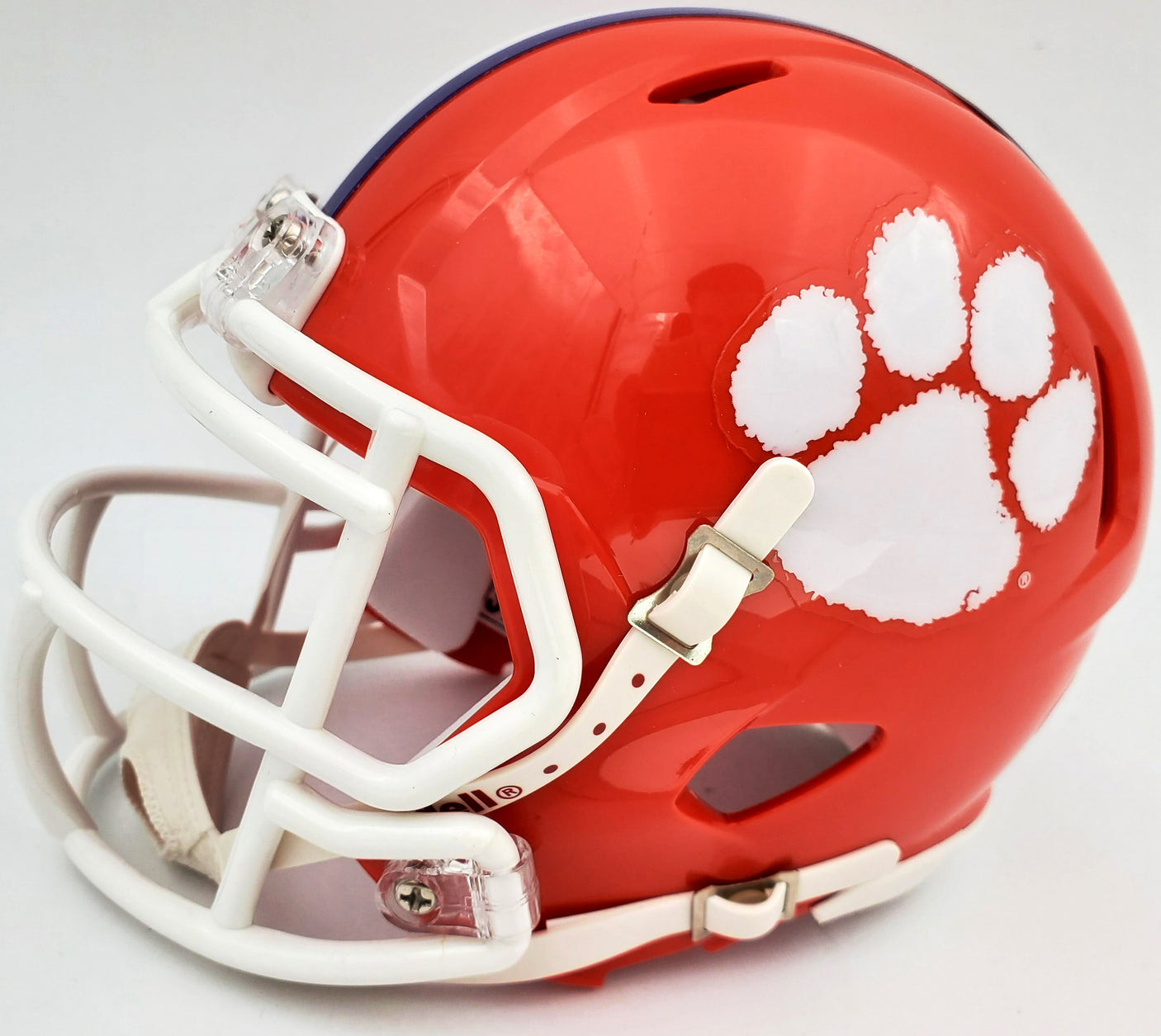 Deshaun Watson Autographed Clemson Tigers Orange Speed Mini Helmet Beckett BAS Stock #113704