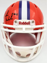 Deshaun Watson Autographed Clemson Tigers Orange Speed Mini Helmet Beckett BAS Stock #113704