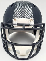 Russell Wilson Autographed Seattle Seahawks Speed Mini Helmet In Silver RW Holo Stock #71468