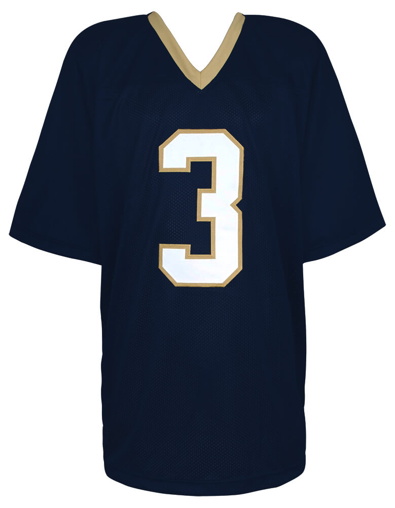 Rick Mirer Signed Navy Custom College Football Jersey