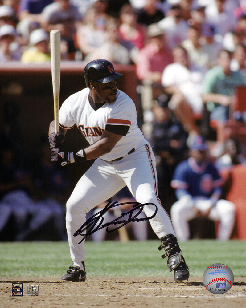Kevin Mitchell Signed San Francisco Giants Batting Action 8x10 Photo