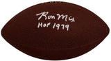 Ron Mix Signed Wilson Super Grip Full Size NFL Football w/HOF'79