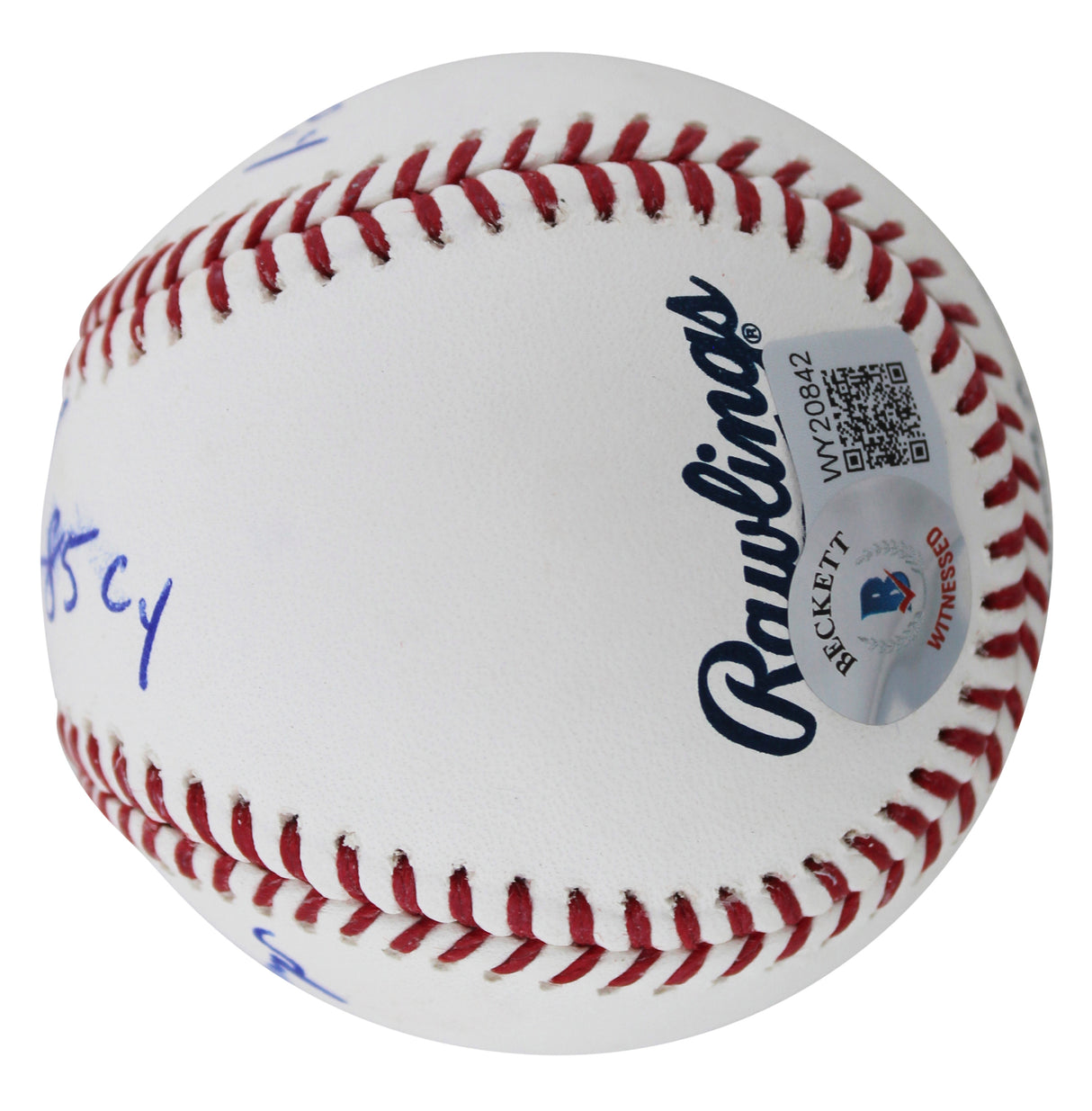 Mets Dwight Gooden "3x Inscribed" Authentic Signed Oml Baseball BAS Witnessed