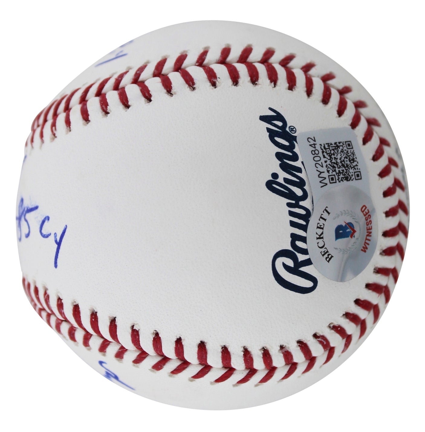 Mets Dwight Gooden "3x Inscribed" Authentic Signed Oml Baseball BAS Witnessed