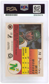 Mike Modano Signed North Stars 1990-91 OPC Premier Hockey Rookie Card #74 w/HOF'14 - (PSA Encapsulated)