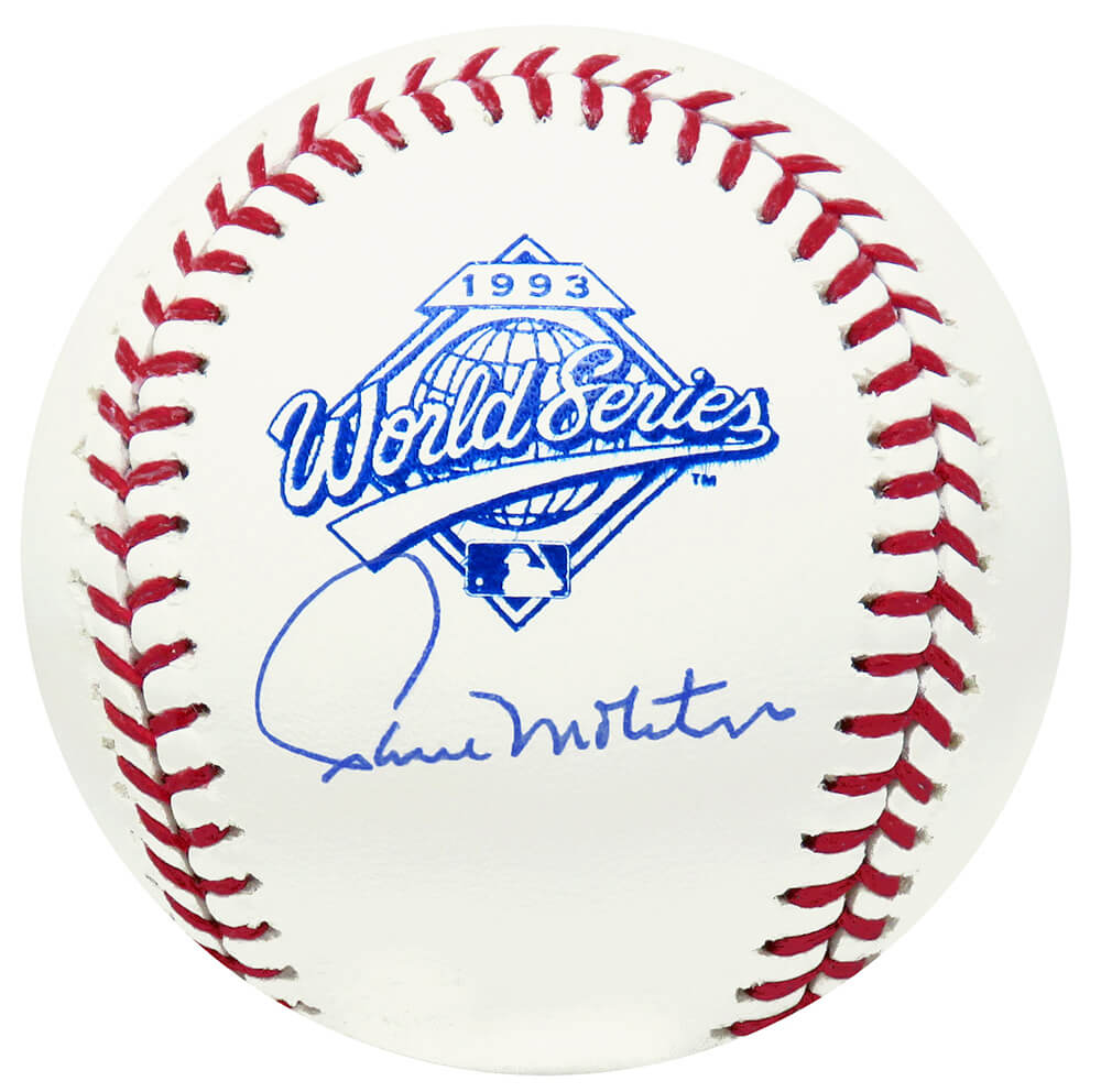 Paul Molitor Signed Rawlings Official 1993 World Series (Toronto Blue Jays) Baseball